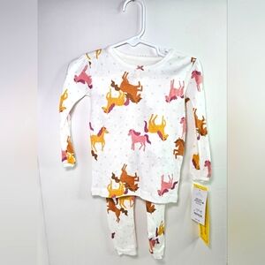 2 pairs of 18 month  girls pajamas